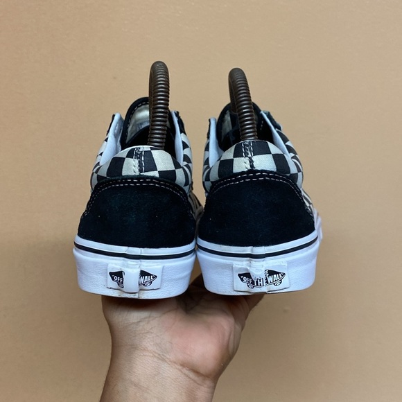 Vans Old Skool Checkerboard “Black Cream White” - Picture 13 of 14